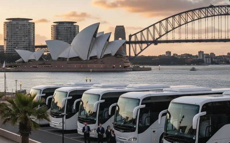 Coach Hire for Sydney’s Top Corporate Event Venues