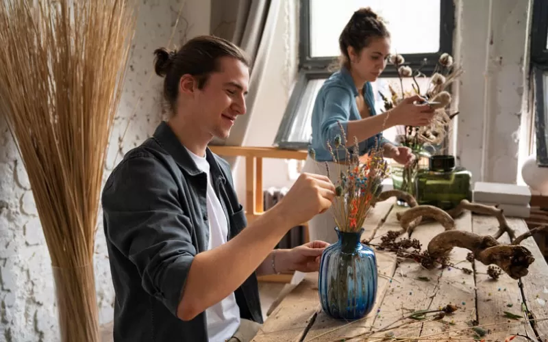 adults enjoying artisan workshops, Sydney activities, January 2025, Australia